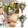 thumbnail image 7 of Moocorvic Easter Eggs Flowers Bouquet for Centerpiece,Fireplace, Farmhouse Home and Indoor Spring Holiday Table Decor, Wedding Gifts for Women, 7 of 7