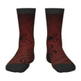 thumbnail image 1 of Kdxio Spiders On A Web Print Children's Socks for Daily Wear and Sports Use Colorblock Mid-Calf Design Breathable Material, 1 of 5