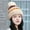 Beige, variant on Dyfzdhu Fashion Women Warm Solid Thicken Wool Hat Stripe Knit Windproof Cap Beige