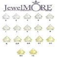 thumbnail image 6 of JewelMore LAB-GROWN Diamond 14K Round Cut Diamond Earrings for Women | 4 Prong Push Back Ultra Premium Collection | 1 cttw to 8 cttw Ring H-I Color, VS1-VS2 Clarity, 6 of 11