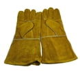thumbnail image 2 of Guantes de soldadura DYNWAVEMX 14 pulgadas resistentes al calor para Mig Tig horno camping Estufa Chimenea, 2 of 8