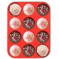 thumbnail image 2 of Yixiongkeji 12 Cup Silicone Muffin Cupcake Baking Pan Non Stick Dishwasher Microwave Safe, 2 of 5
