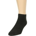 thumbnail image 3 of Men's Bamboo, Casual, Soft, Low Cut Socks, Charcoal, Medium 9-11, 6 Pack, 3 of 7