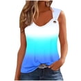 thumbnail image 2 of Puntoco Camisetas ajustadas para mujer Camiseta sin mangas con estampado de mujer Camiseta sin mangas holgada, 2 of 4