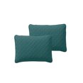 thumbnail image 4 of VCNY Home Nina Solid Basketweave Quilt Set, King, Green, 4 of 5