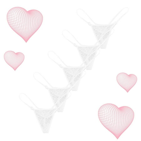 

Tawop Five Pairs Of Lace Panties For Ladies Woman Underwear