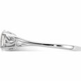 thumbnail image 4 of 10K White Gold Polished Geniune Topaz Birthstone Ring (Size 7) Made In United States 10xbr145, 4 of 6