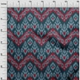 thumbnail image 2 of oneOone Cotton Silk Fabric Swirl & Paisley Ikat Printed Craft Fabric BTY 42 Inch Wide, 2 of 4