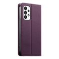thumbnail image 3 of Funda Tipo Cartera de Cuero Sintético para Samsung Galaxy A73 5G Bloqueo RFID, con Ranuras para Tarjetas y Bolsillo para Efectivo, Cierre Magnético Fuerte Morado, 3 of 6
