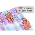 thumbnail image 6 of Beezizac Blue Donut Capybara Pajamas for Girls Cute Short Sleeve Summer Cozy Sleepwear Outfit Kids PJ Set Size 10, 6 of 7
