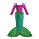 thumbnail image 5 of Disney-vestido de la Sirenita Ariel para niña, ropa de fiesta de carnaval, Cosplay, manga voladora, vestido de baile de cumpleaños, 2024, 5 of 5