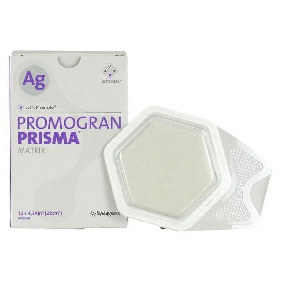 3M Promogran Prisma Matrix Silver Collagen Dressing 4.34 Square Inch Hexagon Sterile, 2 Pack - MA028