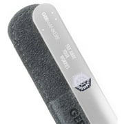 'FILE AWAY YOUR WORRIES' Genuine Czech Crystal Glass Nail File in Suede
