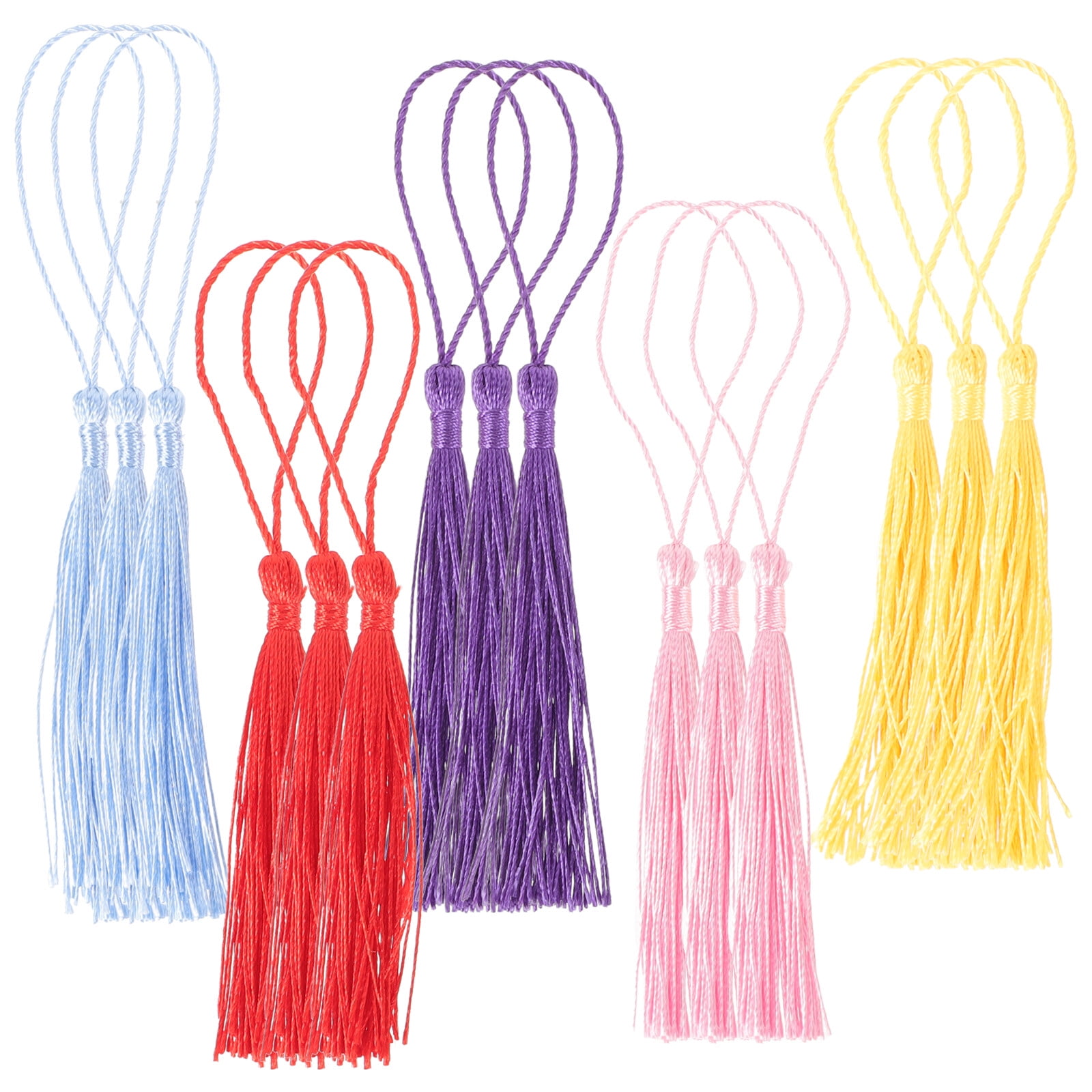 1 Set of Bookmark Tassels Handmade Craft Tassels Mini Tassels