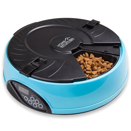 Home Intuition 6 Meal Automatic Pet Feeder With Programmable Timer