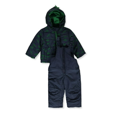 

Rothschild Baby Boys 2-Piece Dinosaur Snowsuit Set - navy 12 months (Infant)