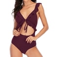 thumbnail image 1 of Womens One Piece Swimsuit,Plus Size Tankini Set One Piece Style Swimsuit With Padded Top Comfortable Swimwear Ensemble for Beach Full Coverage And Support,Swimsuits for Women,L, 1 of 5