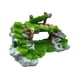 thumbnail image 4 of Decoración de acuario Decoración de pecera Cama para tomar el sol Tortuga Paisaje Roca Creativo Forma de puente, 4 of 9