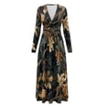thumbnail image 5 of Tutolipy Camouflage Hunting Printed Womens Dresses Flowy Casual Midi Dress Empire Waist Dress Elegant A Line Dresses with Pockets, XL, 5 of 7