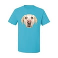 thumbnail image 2 of Wild Bobby, Golden Retriever Cute Gift, Dog Lover, Men Graphic Tee, Light Turquoise, X-Large, 2 of 4