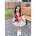 thumbnail image 2 of Chaqueta Disney Princess Moana Varsity para niñas 3T naranja, 2 of 7