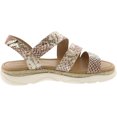 thumbnail image 2 of Corso Como Women's Yasha Platinum Scale Ankle-High Leather Sandal - 6.5 M, 2 of 3