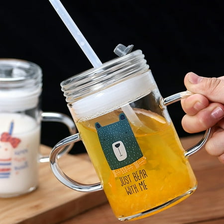 

Thickened Cartoon Children s Milk Straws Microwave Adapt Kids Gift Breakfast Cup