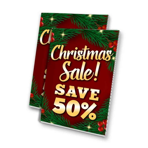 Christmas Special (24" X 36") 4mm Corrugated Plastic Panel, Graphics Applied To 1 Side (Pk of 2)