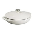 thumbnail image 4 of Lodge Cast Iron 3.6 Quart Enameled Covered Casserole, Blue, 4 of 22