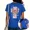 A-Blue, variant on Women's Scripture Graphic T-Shirt Living Proof Loving God Religious Tee Casual Tops Grey, 2XL