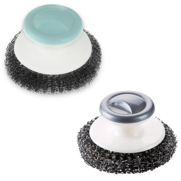 PEONAVET Pot Brush Stainless Steel Pot Brush Cleaning Brush Steel Brush Head Household Kitchen Pot Wash Decontaminator Cleaning Brush Pot Brush