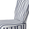 thumbnail image 3 of Designart "Black and White Striped Pattern" Upholstered Patterned Accent Chair and Arm Chair, 3 of 5