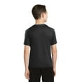 thumbnail image 2 of Sport-Tek Youth PosiCharge Competitor Sleeve Blocked Tee-XL (Black/ Iron Grey), 2 of 6
