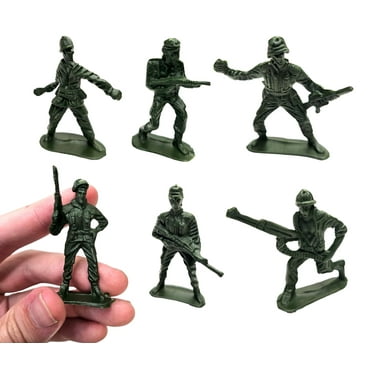 Mini Green Soldier Assortment (144 Pieces) (2 Inch) Plastic Figures for Imaginative Play