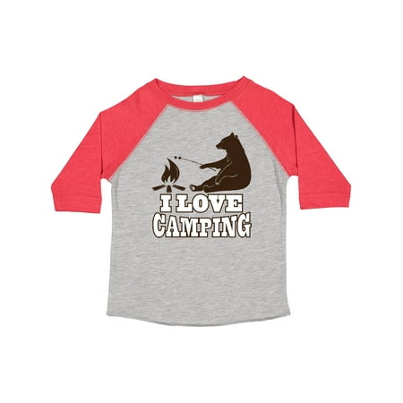 

Inktastic Campfire Bear I Love Camping Gift Toddler Boy or Toddler Girl T-Shirt