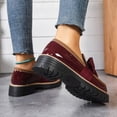 thumbnail image 5 of YOUYEDIAN Orthopedic Shoes for Women Arch Support Slip on Non Slip Golf Shoes Wide Width Mesh Stretch Server Shoes Comfortable 2026 New Foam Shoes (Wine), 5 of 9