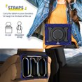 thumbnail image 6 of FJLBDE Case for iPad Pro 13 Inch (M5) 2025 / (M4) 2024 with 360 Kickstand, Shoulder Strap Carrying Protective Cover, Navy Blue, 6 of 6