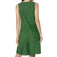 thumbnail image 2 of Grass turf fake grass green grass Spring Summer Dresses for Women Fashion T-shirt Dress Casual Sleeveless Loose Sundress with Pockets, 2 of 5