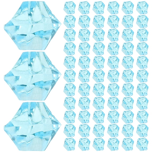 KAJNBN 450Pcs Reusable Ice Cubes for Decor Faux Ice Cubes Cube Shape Acrylic for Artists Photographers