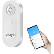 eMylo Water Leak Detector WiFi, 120dB Water Sensor for Leak WiFi with App Notification, WiFi Water Sensor Work with Tuya and Smart Life APP for Kitchen, Bathroom, Warehouse, Laundry, Basement