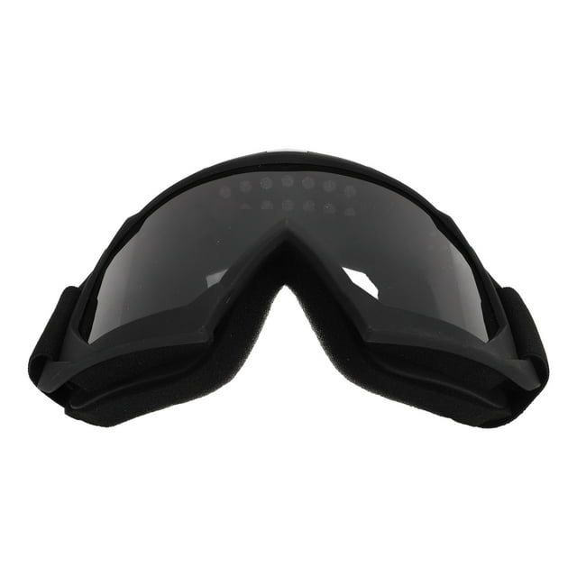 Gafas de Esquí Al Aire Libre, Gafas de Motocicletas de Ventilacia A Prueba de Polvo Marco Negro Mate Anti ultv para Ciclismo de Montaña