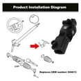 thumbnail image 3 of Steering Yoke Assembly, Steering Lower Yoke  604613 Rugged Easy Use  for RXV  Carts, 3 of 7