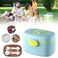 thumbnail image 1 of WHEANG Portable Formula Container Sealed And Dispenser Travel Friendly Powder Box For Snacks And Rice Compact Design, 1 of 9
