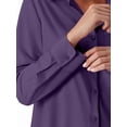 thumbnail image 2 of Vividaire Women's Shirts Casual Button Down Long Sleeve Wrinkle Free Blouse, 2 of 12