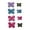 1.75"x1.5" Pink 2 pcs, variant on Lily Camouflage Crack Print Fabric Iron on Butterfly in Blue Pink Purple Green