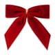 thumbnail image 1 of Adornos navideños, pequeños lazos navideños de terciopelo burdeos para coronas de árbol de Navidad, envoltorios de regalos, manualidades, lazos para fiestas de bodas, bolsas de aperitivos, bolsas de d, 1 of 2
