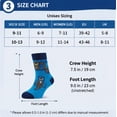 thumbnail image 3 of Novelty Animal Socks Cute Otter Print Crew Socks, 5Pairs - Soft Stretchy Fabric, Breathable Knit, Size 10-13, 3 of 5