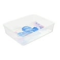 thumbnail image 4 of Storex Plastic Letter Tray, Letter Size Paper Sorter, Clear, 4 of 6