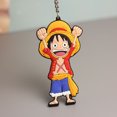 thumbnail image 1 of Anime One Piece Keychain Double Sided Monkey D Luffy Chopper Model Soft Adhesive Backpack Pendant Originality Kids Gifts Toy, 1 of 7