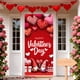 thumbnail image 5 of Decoraciones para San Valentín, adornos para San Valentín, regalos para San Valentín. 35 x 72 pulgadas. Cortina para puerta de San Valentín. Decoración para puerta y pared de San Valentín. Decoración, 5 of 5